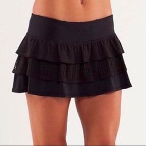 Lululemon Nothing to Hide Black Skirt- Size 8